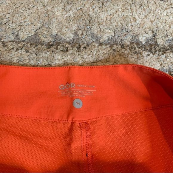 Qor Orange Boardshorts 34x10 - Picture 3 of 7